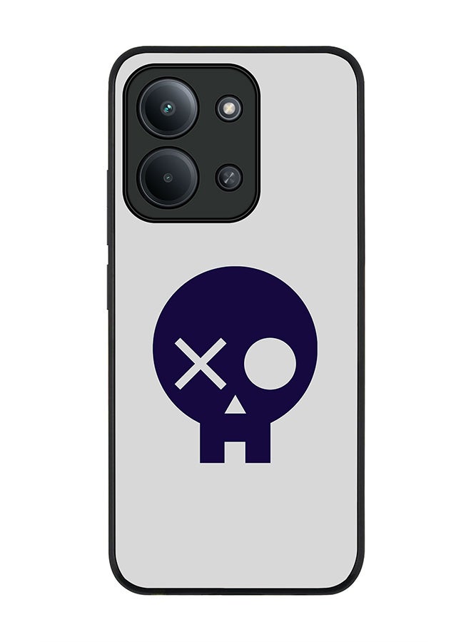 For Xiaomi Poco C85 4G Case,Slim fit Camera Protection, Shockproof Thin Phone cover  - Skull Patch